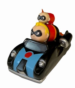 Disney Tsum Tsum Mr. Incredible Medium & Small Jack-Jack Figures W/Car Stand - Picture 1 of 8