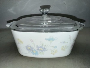 Cazuela Corning Ware PASTEL BOUQUET 1,5 litros A -1 1/2-B con tapa Pyrex - Imagen 1 de 7