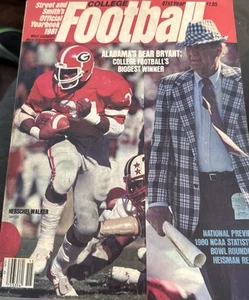 Anuario Oficial Street & Smith 1981 - Fútbol Universitario, Heisman, Herschel Walker - Imagen 1 de 3
