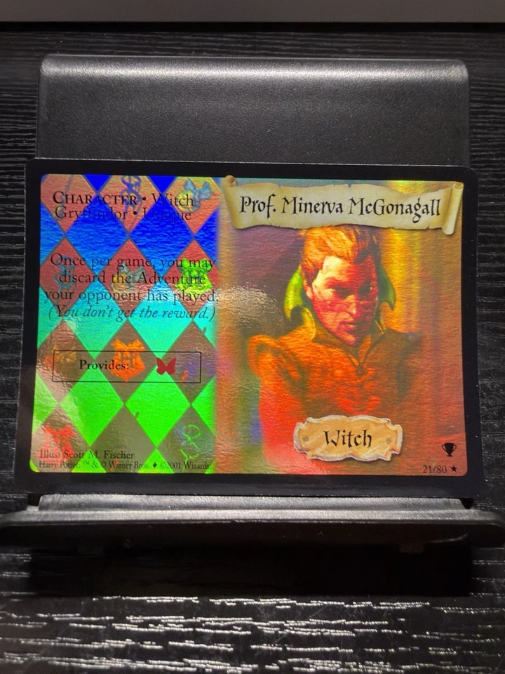 Harry Potter TCG Quidditch Holo Foil Professor Minerva McGonagall 21/80 Unplayed - Image 1 of 1