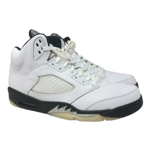 Air Jordan 5 Retro Reverso Metálico DD0587110 Blanco/Negro/Vela Talla 14 - Imagen 1 de 9