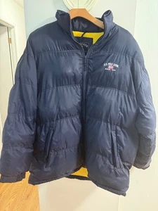 U.S. Polo Assn. Puffer Jacket Men's Size XXLNavy Blue No Hood - Picture 1 of 15
