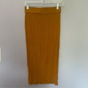 Forever 21 Bodycon Midi Rock Gr. S in Burnt Orange leicht Vaction Stretch - Bild 1 von 3