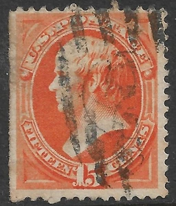 Estados Unidos #163 15c. Edición Webster usada muy fina - Imagen 1 de 2
