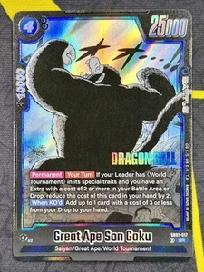 Dragon Ball Super Fusion World Manga Booster Grande Scimmia Son Goku SR SB01-017 - Foto 1 di 2