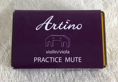 Artino Practice 静音适用于小提琴/维奥拉 PM-01 UPC 4712389670311 全新带盒 — 第 1/4 张图片