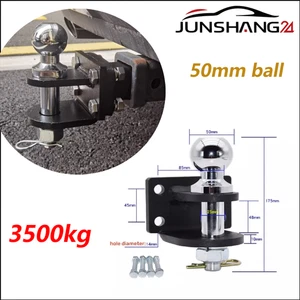 Adaptador de tornillo universal Trailer Hitch de 2"" para camionetas pickup cabeza esférica 3500KG - Imagen 1 de 13