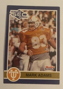 MARK ADAMS / 1991 TENNESSEE VOLS /BLUE SEC HOBY FOOTBALL CARD /SUPER RARE VOL - Picture 1 of 2