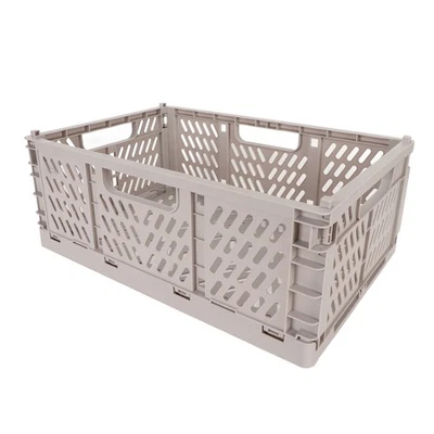 Collapsible Storage Crate Thicken Large Capacity Storage Crate Plastic Folding⊹ - Image 1 of 4