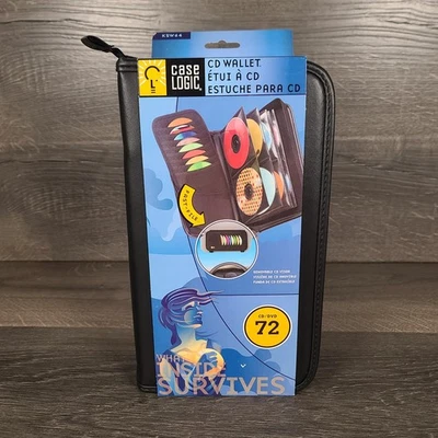 New in Original Packaging Case Logic 72-Capacity CD/DVD Wallet - Image 1 of 4