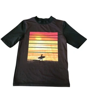 Camiseta de surfista de playa de manga corta elástica Cat & Jack para niños talla mediana - Imagen 1 de 6