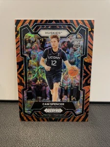 2024 Panini Prizm Draft Picks - Cam Spencer #94 Tiger Stripes Prizm (RC) SSP - Picture 1 of 6