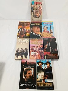 Western VHS Tapes tapes lot Of 9 Tapes Free Shipping!!  0503 - Picture 1 of 6