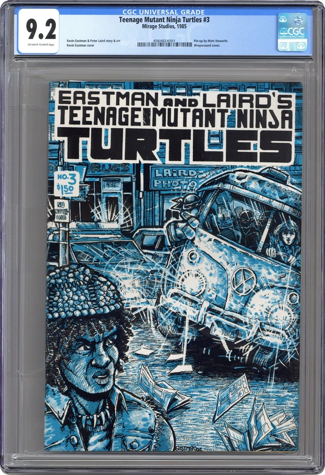 Teenage Mutant Ninja Turtles #3A Eastman 1st Printing CGC 9.2 1985 4564824001 - Image 1 of 2