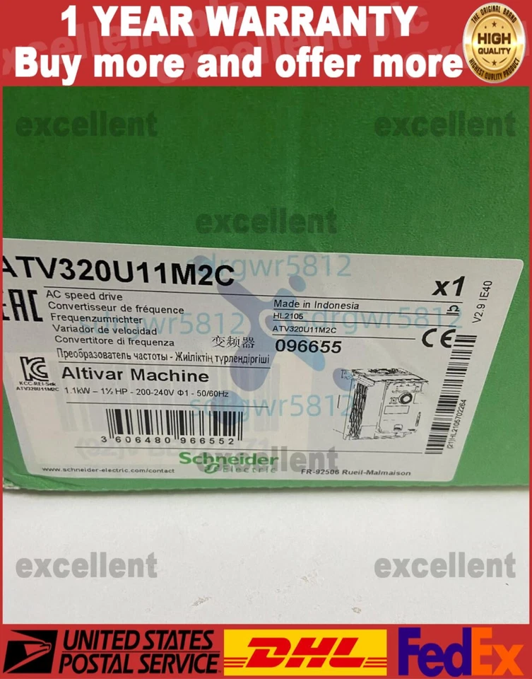 ATV320U11M2C 1.1kw frequency converter ATV320U11M2C ATV320U11M2C - Image 1 of 3