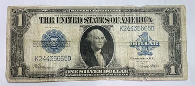 Series 1923 Large Size 1 Dollar Silver Certificate Circulated - Image 1 of 2