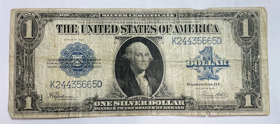 Series 1923 Large Size 1 Dollar Silver Certificate Circulated - Image 1 of 2