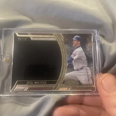 2015 Tier One Joe Mauer Missing Auto /25 On Card Whoopsie Error Card 🤯 - Image 1 of 2