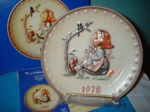 GOEBEL HUMMEL HAPPY PASTIME #271 1978 LIMITED EDITION PLATE NEW!! ~V$100 - Picture 1 of 5