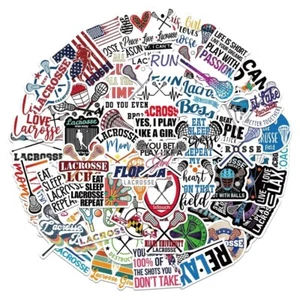 20 Random Lacrosse Sports Stickers Decals Yeti Laptop Car Truck Free Shipping! - Picture 1 of 4