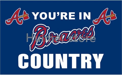 Atlanta Braves 3x5ft Banner Polyester Baseball WorldSeries At.Braves009 Cover