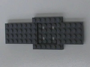 LEGO Dark Bluish Gray Vehicle Base 6 x 16 x 2/3 4 Holes Ref 52037 Set 7945 60084 - Picture 1 of 1