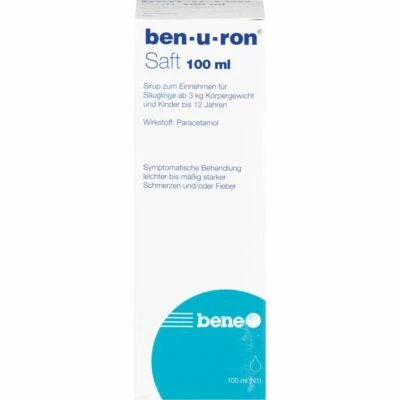 BENE ARZNEIMITTEL GMBH BEN-U-RON Saft 100 ml PZN04993736