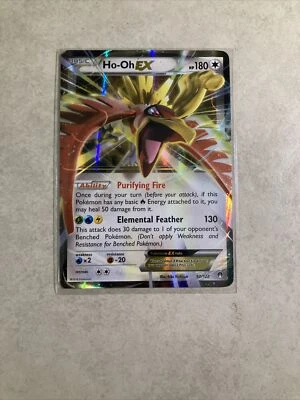 Ho-Oh-EX BREAKPoint 92/122 Holo Rare EX Pokémon TCG Card - Image 1 of 3