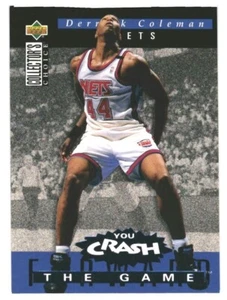 1994-95 COLLECTOR'S CHOICE - YOU CRASH THE GAME - R1 - DERRICK COLEMAN - Bild 1 von 2
