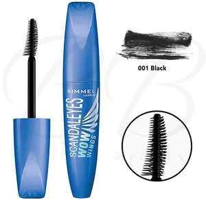 RIMMEL Scandaleyes Wow Wings Waterproof Volumising Mascara 12ml - 001 Black NEW - Picture 1 of 6
