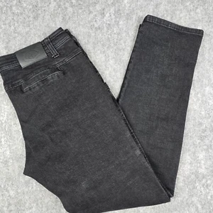 Pantaloni da uomo NASTY PIG Camden in denim elasticizzato taglia 33x30 neri in perfette condizioni - Foto 1 di 10