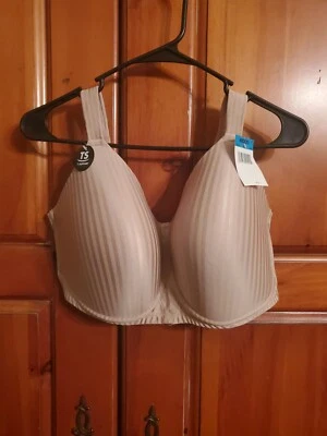 Playtex истинная поддержка WIREFREE сглаживающий бюстгальтер 4707 - размер 40DDD бежевый новый - Изображение 1 из 4