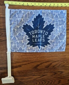 🏒 TORONTO MAPLE LEAFS CAR FLAG 🍁💙 [EXCLUSIVE DESIGN] - Picture 1 of 1