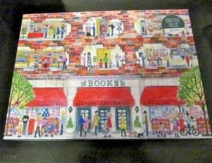 Michael Storrings Puzzle, 'A Day at the Bookstore' by Galison Puzzles 1000 pc - Picture 1 of 10