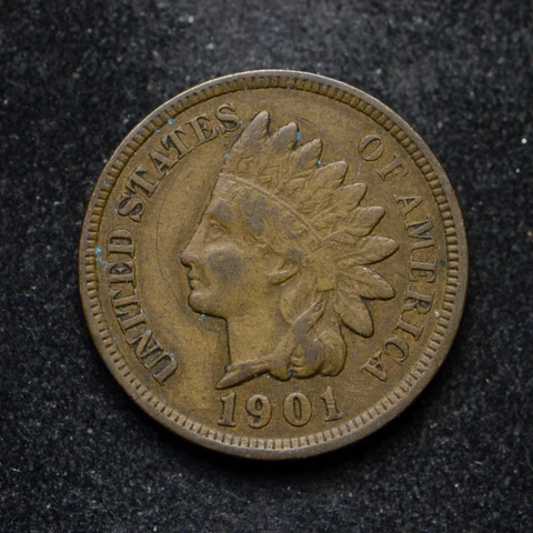 1901 Indian Head Cent (bb9294) Cover