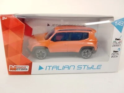 Mondo Motors Jeep Renegade orange 2017 1/43 53209 - Immagine 1 di 3