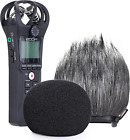 Zoom H1n Recorder Foam & Furry Indoor/Outdoor Windscreen Muff, Pop Filter/Wind C