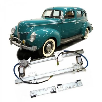 Kit de ventana eléctrica de 2 puertas 12V para Ford Sedán 1940 Estándar Deluxe Tudor Fordor Foto 1 de 4