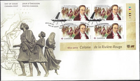 Canada    # 2539  URpb     Red River Settlement       Brand New  2012  Issue Cover