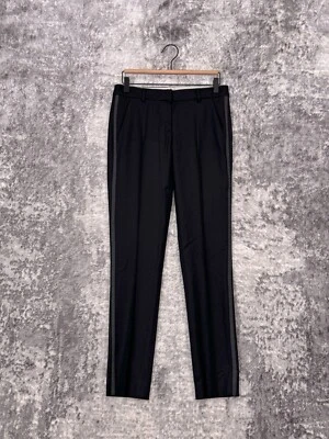 Pantalones de vestir ajustados de lana negros Brooks Brothers rojos para mujer 0 Foto 1 de 4