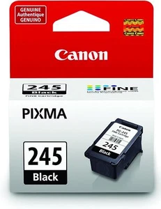 Genuine Canon PG245 black ink cartridge for PG 245 PIXMA TS3122 TS3120 3100 OEM - Picture 1 of 6