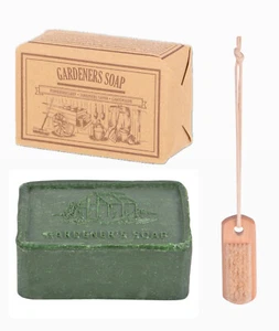 Set 2 Sapone da Giardino Spazzola per Unghie Sapone Spazzola Sapone Giardinaggio Primavera - Foto 1 di 9