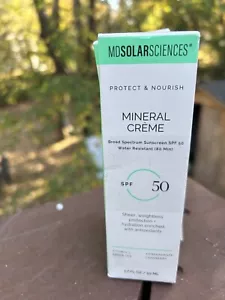 2x MDSolarSciences SPF 50 MINERAL CREME • PROTECT & NOURISH 1.75 Oz • EXP :2025 - Picture 1 of 4