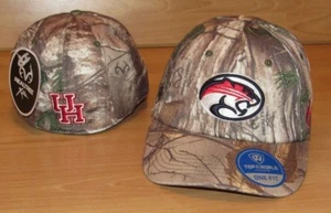 Houston Cougars Fallout Realtree Xtra Camo Flex Fitted Hat Size Men's M/L - Picture 1 of 2