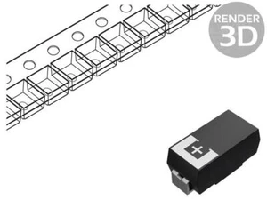 16TQC100MYF Kondensator: Polymer 100uF 16VDC ESR: 50mΩ TQC SMD ±20% PANASONIC - Picture 1 of 1