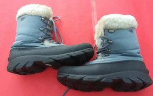 Stivali Sorel Snow Eagle da donna taglia 7 grigi foderati in pelliccia sintetica Thinsulate NUOVI NL1930-408 - Foto 1 di 4