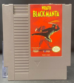 Wrath of the Black Manta - Nintendo NES (1990) - TESTED WORKING CARTRIDGE ONLY