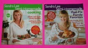 Lot 2 Sandra Lee Semi-Homemade Fast-Fix Simple-Smart Family Favorites Cookbooks - Picture 1 of 8