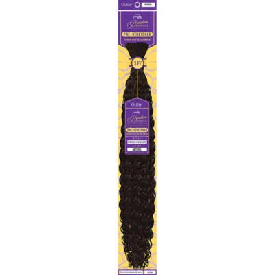 Outre Purple Pack 100% Human Hair Blend Braid PRESTRETCHED DOMINICAN CURL BULK18