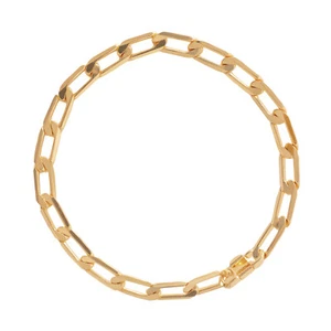 14K Yellow Gold Filled Chain Bracelet for Men and Boys, Fashion Jewelry - Picture 1 of 8